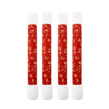 4 шт СВЧ ручка духовки крышки Снежинка печать холодильник протектор дверной ручки рождественские украшения кухонные аксессуары