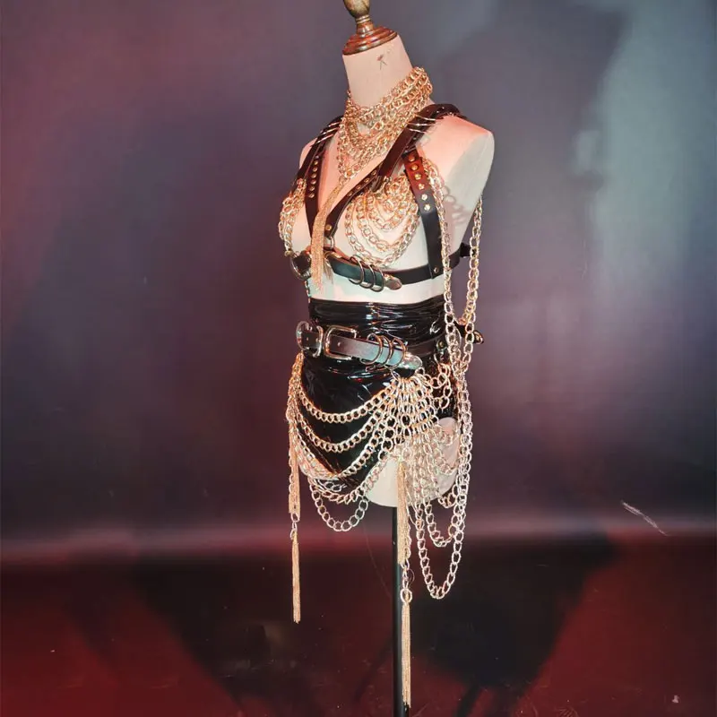 Women Bodysuit Costume for Stage Performance