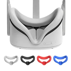 Masque oculaire en Silicone pour Oculus Quest 2 VR, Anti transpiration, Anti fuite, bloquant la lumière, accessoire 