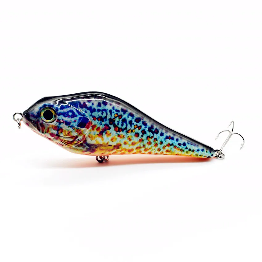 A " /15,24 см односегментная приманка для рыбной ловли Minow JerkBait Swimbait жесткие приманки Muskie Pike Catfish приманки реалистичные рыболовные инструменты - Цвет: A