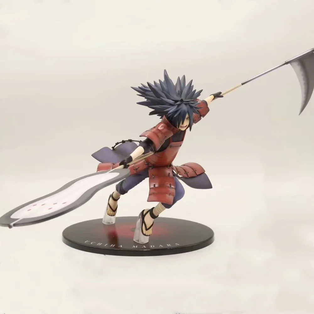 Naruto Uchiha Madara Anime Figures Esferas Del PVC Statue Action Figurine Shippuden Itachi Toys for Kids Xmas Gift Model Figma
