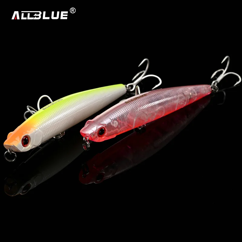 BLUX SURFER 95 Topwater Popper Pencil Surface Walker Fishing Lure - Walk The Dog Artificial Saltwater Bass Bait