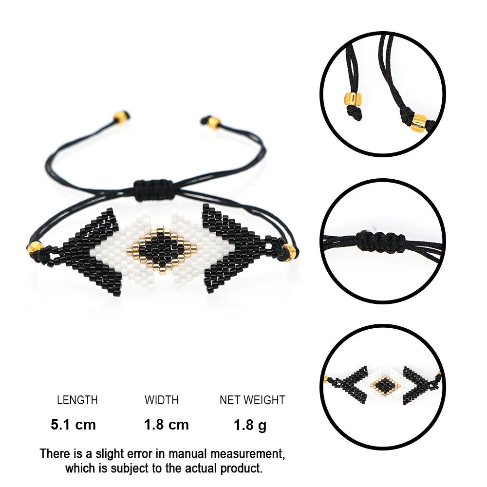 Go2boho Турецкий Дурной глаз браслеты Pulsera Mujer Moda MIYUKI браслет для мужчин ручной работы для женщин ручной работы