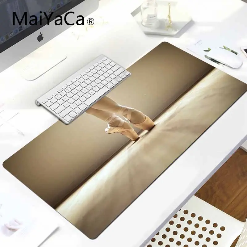 MaiYaCa ваш собственный коврики балетки DIY дизайн игровой с узором коврик для мыши ноутбука игровой Lockedge мыши коврик - Цвет: LockEdge 30x80cm