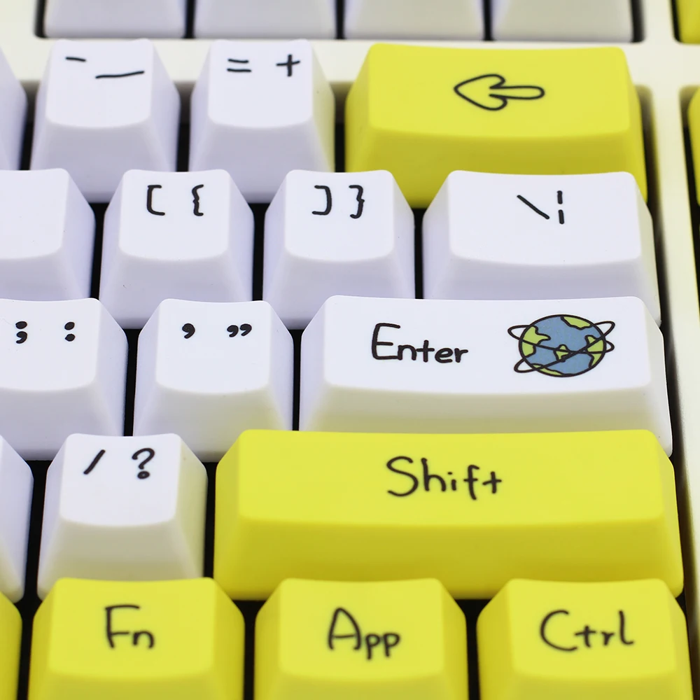 Окрашенные клавишные колпачки из ПБТ 108 клавишей OEM профиль колпачки DIY keycap