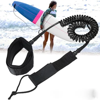 

Leg Stand Up Rope Protective Elastic Double Head Surf Leash Safety Accessories Foot Outdoor Paddle Board Soft
