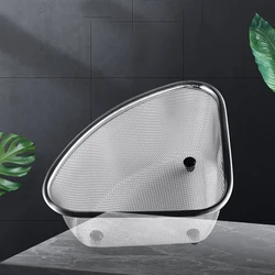 Stainless Steel Kitchen Drains Basket Gadget Accesories Vegetables Kitchen Strainers Sponge Holder Cuisine Home Improvement YQ