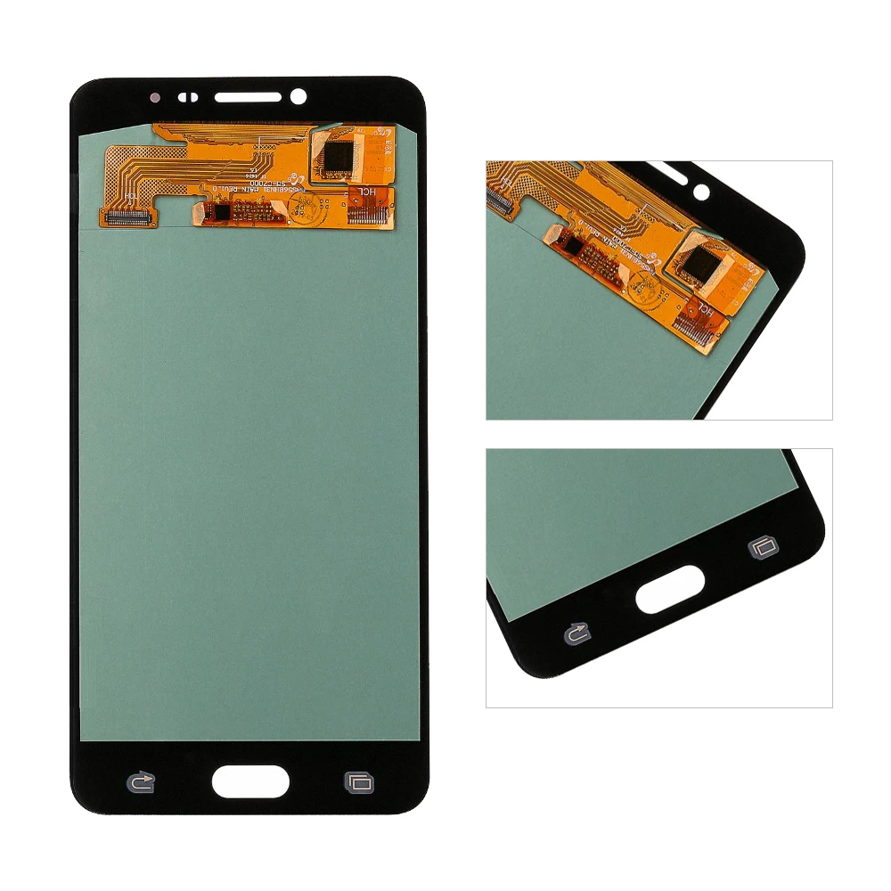 Супер AMOLED lcd для samsung Galaxy C7 C7000 SM-C7000 ЖК-дисплей кодирующий преобразователь сенсорного экрана в сборе Замена Для C7 lcd