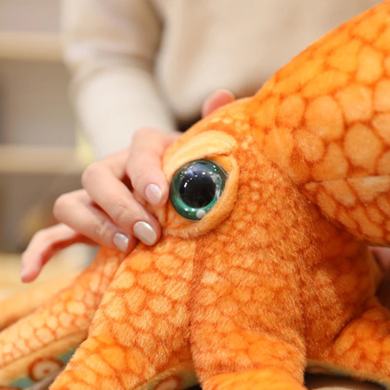 Реальная жизнь большая кукла Осьминог плюшевая игрушка подушка морское дно кукла животного креативный реалистичный подарок 55 см