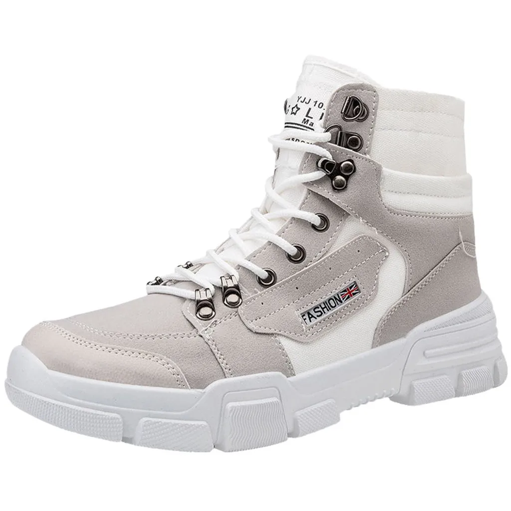YOUYEDIAN military tactical boots desert Winter New Men's Boots Men's England High Korean Casual bota masculina militar#813g35