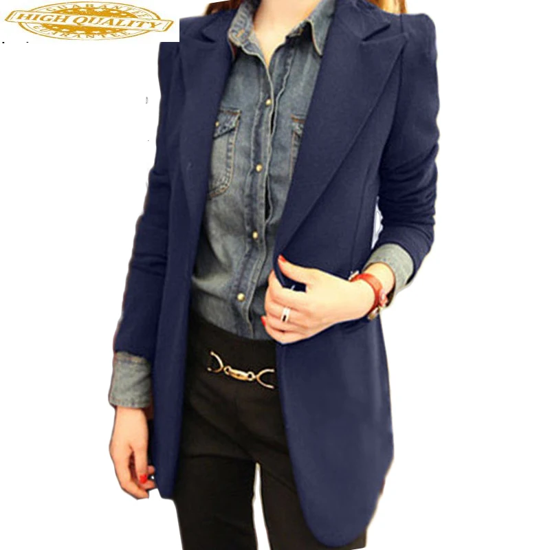 2020 Новый дизайн женские блейзеры и куртки для девочек Осенняя тонкая средней