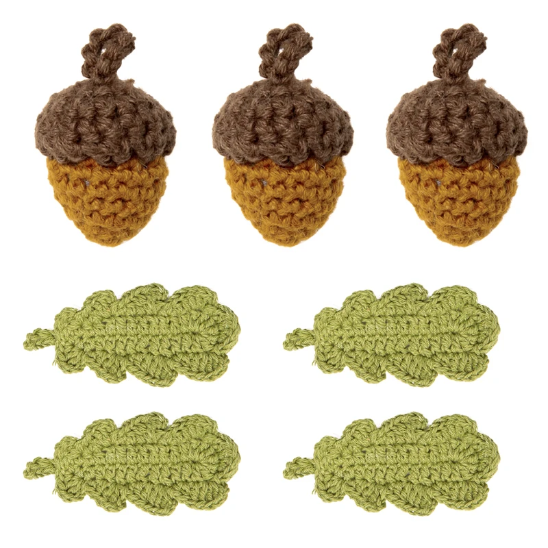 Teething Toys Silicone Teething Toys 5/10 Pcs Baby Teether Leaves Pine Nuts Crochet Beads DIY Pacifier Chain Necklace BPA Free Baby Product Accessories Toy