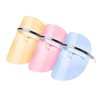 

3 Colors LED Light Therapy Face Mask Anti Acne Anti SPA Beauty Device Skin Care Instrument Tools Face Wrinkle Treatment X8L5