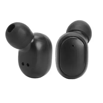

MEMO Durable Earphones Classic Delicate Texture A6S TWS Mini Bluetooth In-Ear Earphones Stereo Handsfree Headsets w/Charge Case