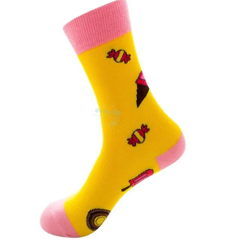 Poached eggs, mice, woodpeckers, gibbon arms, snacks, cotton socks for men and women ZQ020