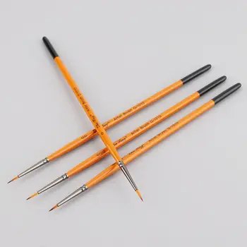 

10pcs/set Fine Hand Detail Painted Thin Hook Line Pen Drawing Point Tip Nylon Brush Acrylic Painting Craft Art Supplies