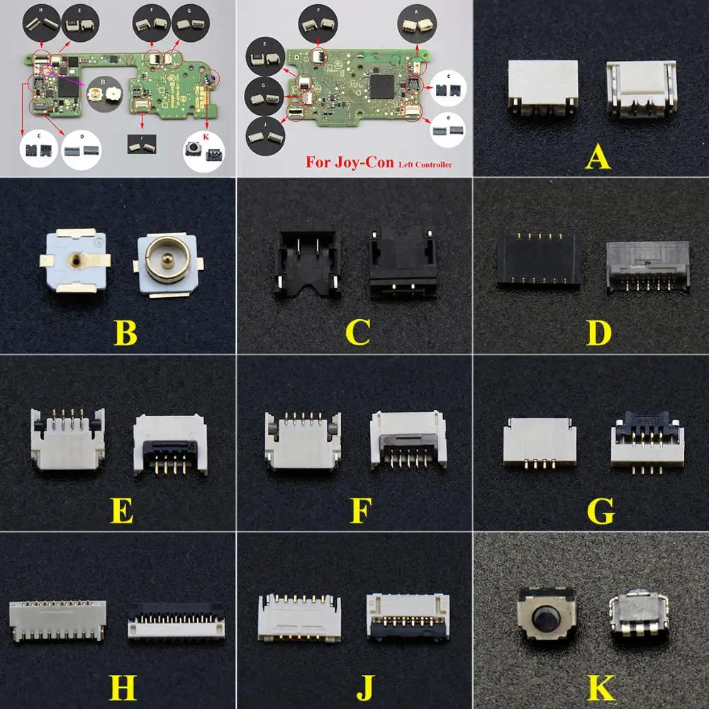 Yuxi for nintend ns switch console motherboard to touch lcd display
