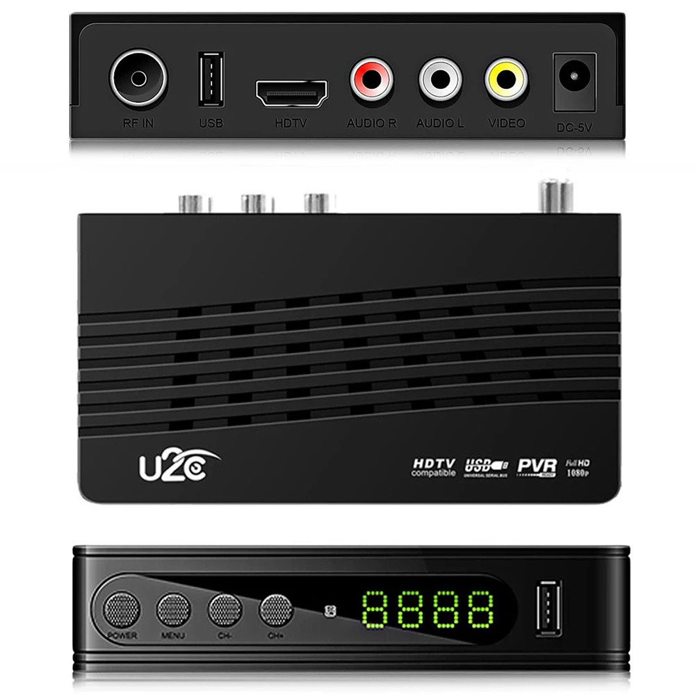 

HD1080p Tv Receiver U2C DVB-T2 TV Box Tuner Receiver For Monitor Adapter USB2.0 Tuner Receiver Decoder Dvbt2