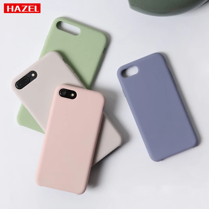 Простой сплошной цвет мягкий чехол для телефона iPhone XS Max Мода ТПУ силиконовый