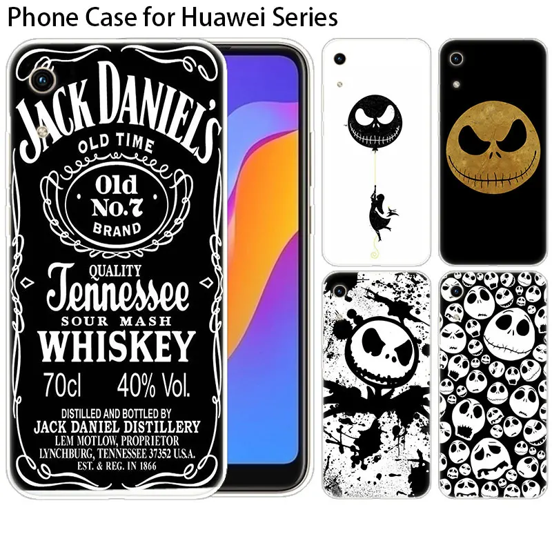 Роскошный силиконовый чехол Jack skellington для Huawei NOVA 5 5i Mate 30 Lite Y9 Prime P Smart Z Plus 2019 Honor 8S 8A