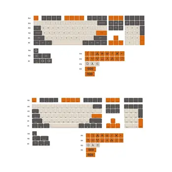 

Carbon Color 104+21 Key Carving OEM Profile PBT For filco Cherry G80-3800 3850 3000 Mechanical Keyboard Keycap