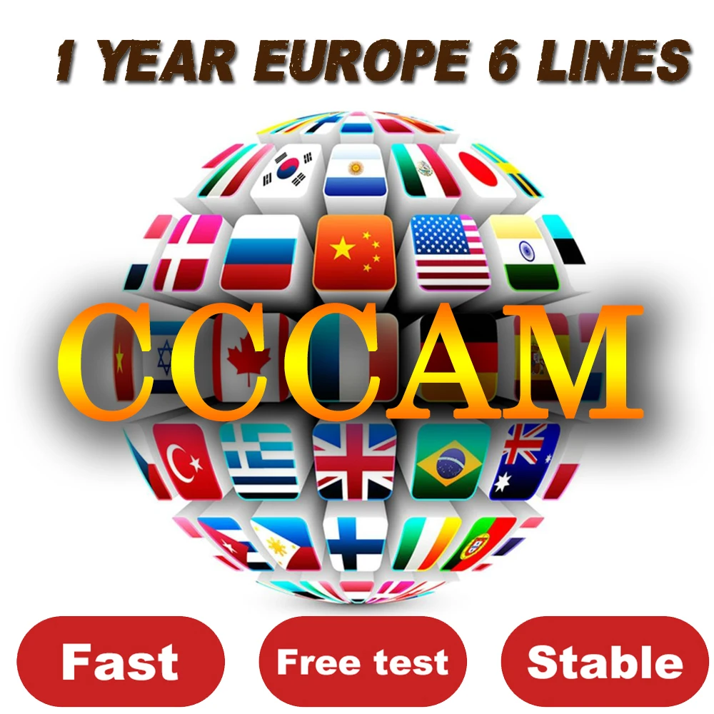 

CCCAM ESPA A Cline for 1 year Europe 8/7 lines Ccams Stable Server Oscam HD Spain Portugal Germany Poland for Receptor Satellite