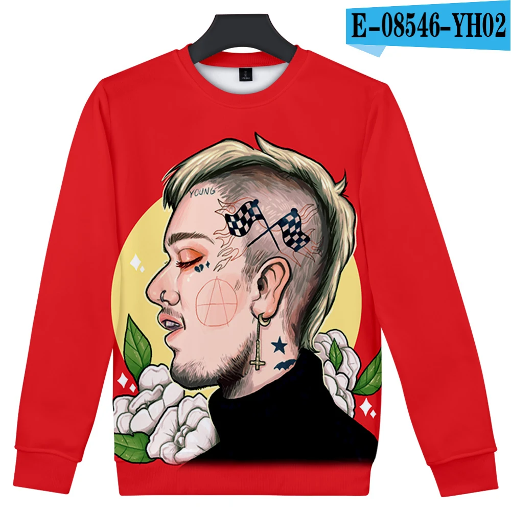3D Новинка Lil Peep толстовка модная повседневная монолитная толстовка с круглым вырезом для мужчин/женщин зимний популярный пуловер в стиле Харадзюку уличная одежда - Цвет: 3D