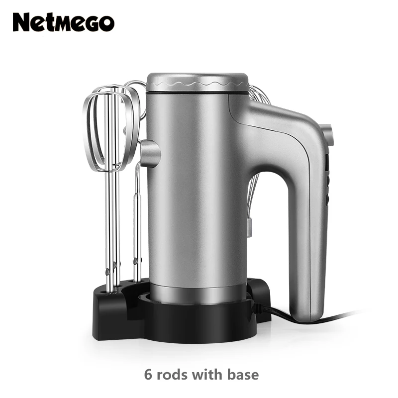 400W manual electric food mixer 9 speed hand held mixer dough cream