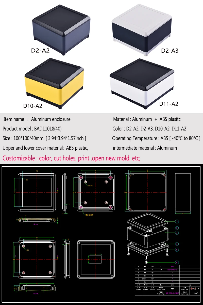 juncao eletronica diy gabinete de metal pequeno 05