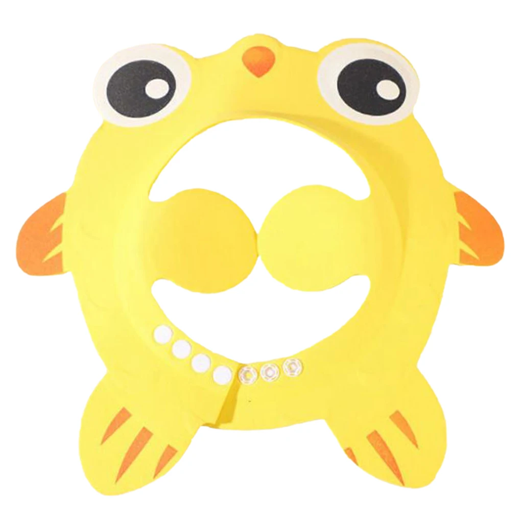 Adjustable Lightweight Baby Bath Cap EVA Plastic Waterproof Shower Caps Hat Children Toddler Shampoo Bathroom Accessories