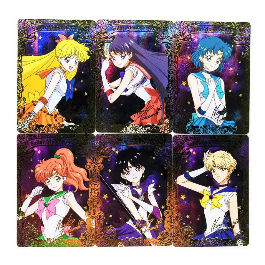 Signature Sailor-Moon Crystal-Toys Collectibles-Game-Collection Anime-Cards Hobbies Bronzing