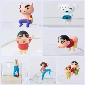 

7pcs/set crayon shin-chan Anime Action figure Movie Anime Doll Cartoon Toy Collection Model Toy for friends gift