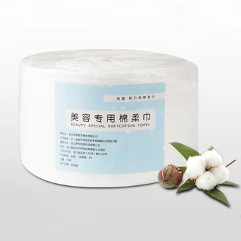 

1 Roll Of Disposable Non-Woven Facial Tissue Paper Make-Up Wipes Cleansing Cotton Pad