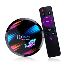 Torntisc TV BOX 3D Netflix Android 9.0 4GB 128GB Amlogic 2.4G/5G WIFI BT4.0 1000M 8K Google Media Play Better H96 MAX X3 TV BOX(China)