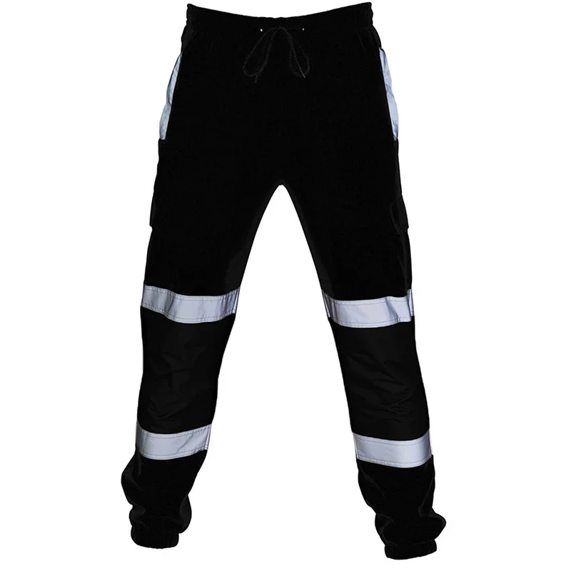 Mens Work Uniform Bottoms Safety Sweat 