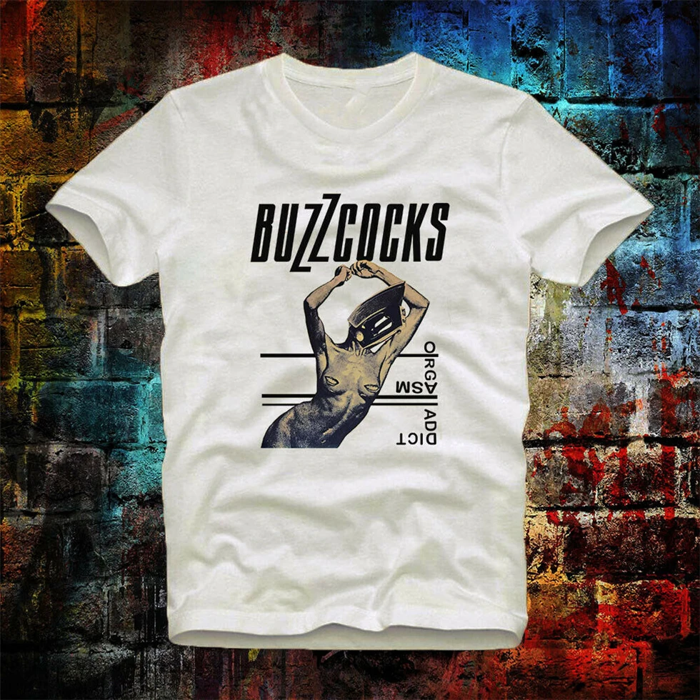Мужская и женская футболка с принтом Buzzcocks английская панк рок 70 х годов