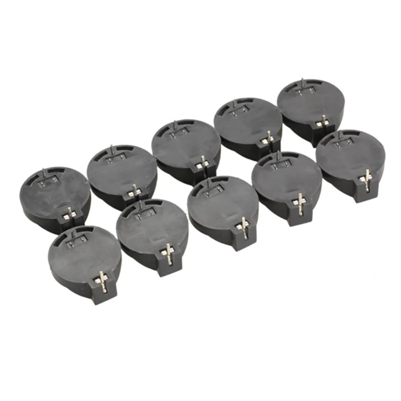 

10 Pcs/Set Portable CR2032 CR2025 General Button Battery Clip Holder Box Case OC-shipping