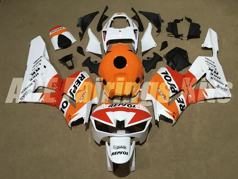 

Injection New ABS Full Fairing Kit 100% Fit For Honda CBR600RR 13 14 15 16 17 F5 2013 2014 2015 2016 Fairings set Repsol Nice