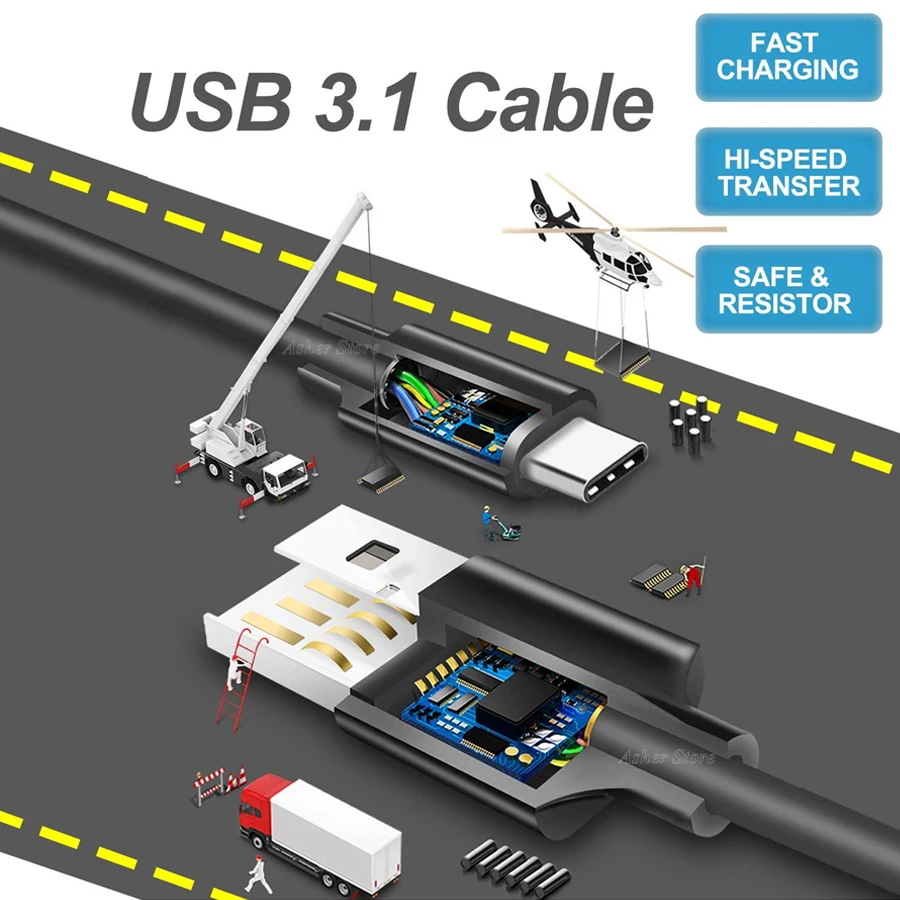 Дорожный переключатель usb type-C кабель для быстрой зарядки 3 м заряднеое устройство для Nitendo nintendo Switch консольные аксессуары