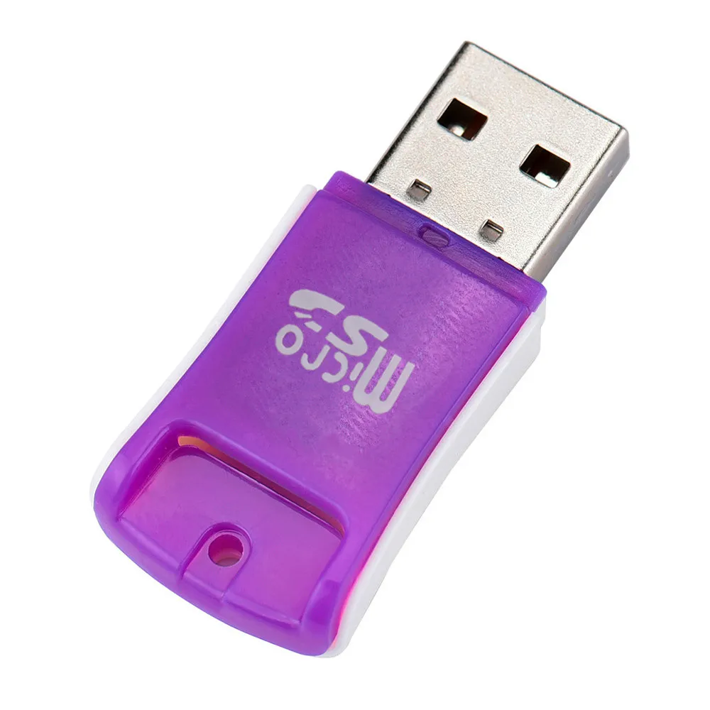 Высокоскоростной мини USB 2,0 Micro SD TF T-flash кард-ридер адаптер Высокое качество SDHC Micro кард-ридер/Писатель