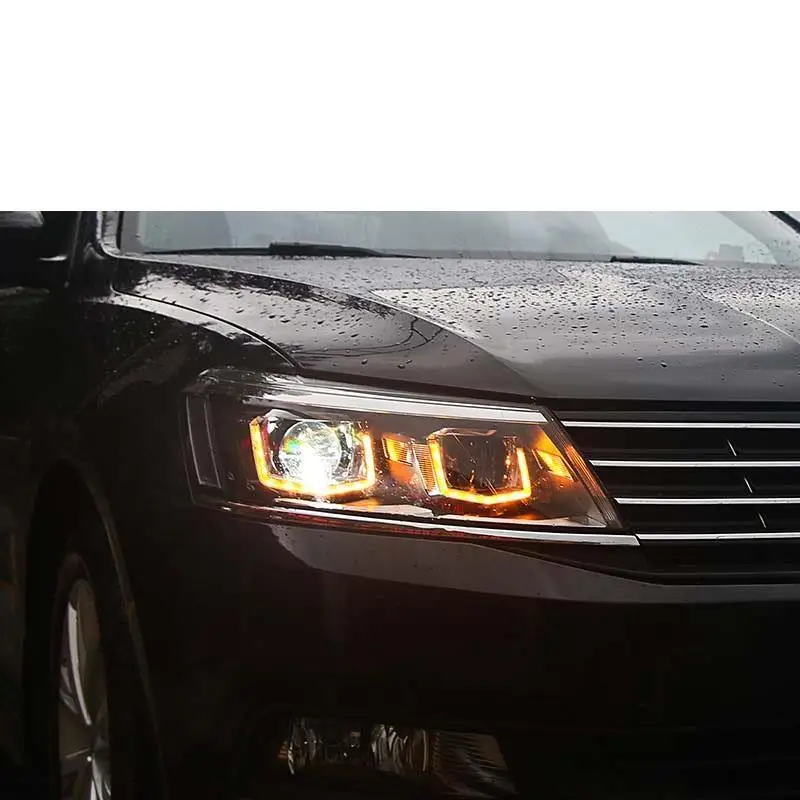 Led para Авто дневные ходовые фары внешние автомобильные аксессуары фары автомобильные фары в сборе 15 для Volkswagen Lavida