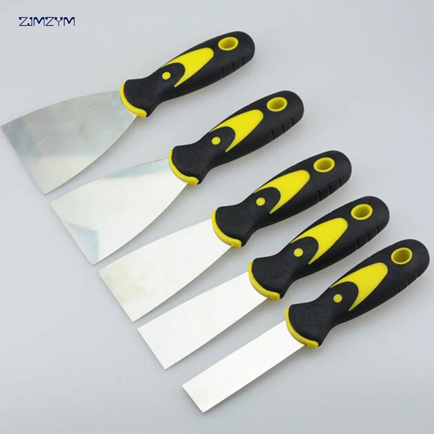 3 inch Putty Knife 1pcs Scraper Blade Scraper Shovel Carbon Steel Plastic Handle Wall Plastering Knife Hand Tool 205x75mm