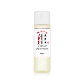 

TIAM AC Fighting AHA BHA PHA Toner 180ml Facial Toner Mild Face Exfoliator Acne Treatment Serum Blackhead Removal Korea Cosmetic
