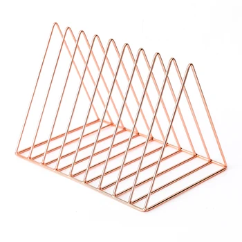 

Simple Home Office Organizer Wrought Iron Stationery File Magazine Desktop Decoration Document Holder Nordic Book Rack Storage
