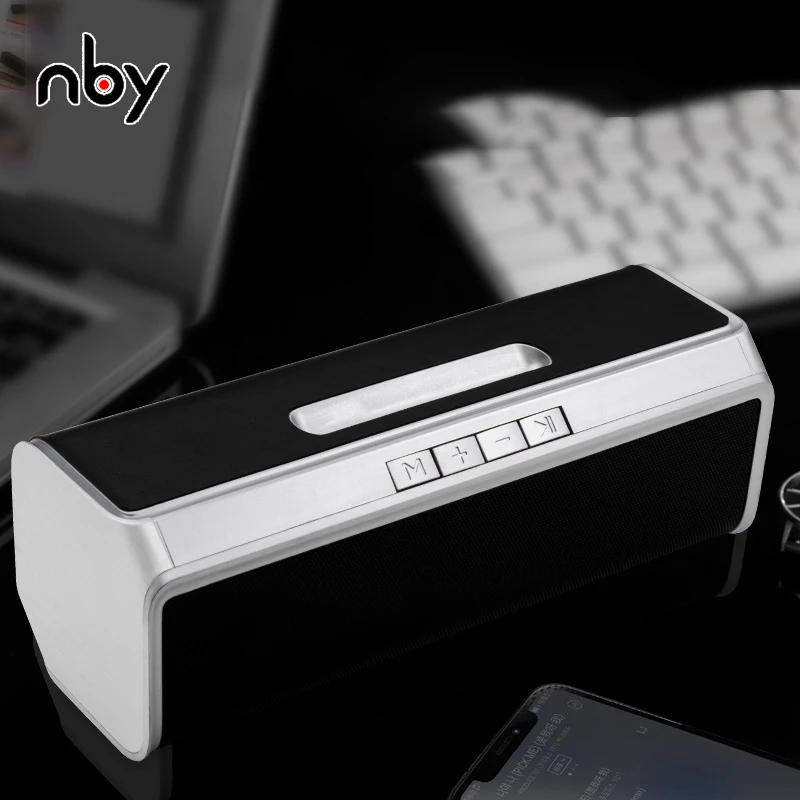 Nby 6690, портативный Bluetooth динамик, 10 Вт, стойка, 4D, стерео, беспроводной, громкий динамик, Fm радио, динамик s, компьютерный, бас, поддержка TF, AUX, USB