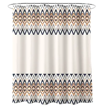 

Bohemian Ethnic Style Pattern 3D Digital Printing Shower Curtain Waterproof Mildew Polyester Shower Curtain Household Items