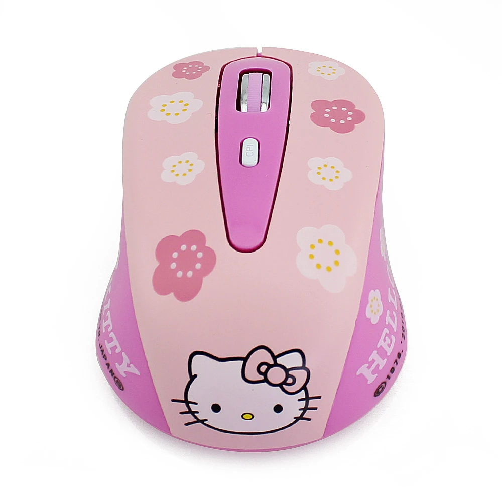

2.4GWireless Computer Mouse Ergonomic Silent Creative Mause Hello Kitty Cute Mice Girl Pink Gift 3D For Laptop/PC/MAC/Computer
