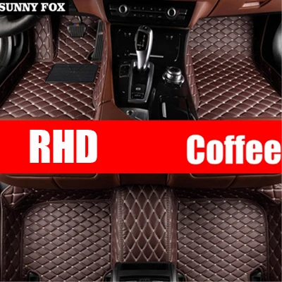 Right hand drive/RHD сделано для Mercedes Benz E class W211 W212 S211 S212 E200 E220 E280 E300 E320 E350 ковры Руси вкладыши - Название цвета: Coffee