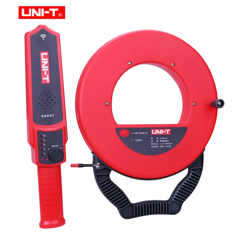 UNI-T UT661A/UT661B стены пвх железные трубы детектор засорения диагностический инструмент сканер трубопровода блокировка засорения сантехники инструмент