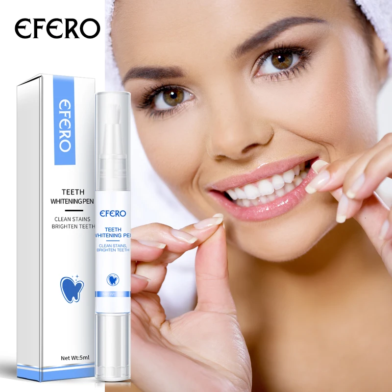 1Set Bleaching Teeth Whitening Pen 5Pair Moisturizing Eye Masks Tooth Gel Whitener Remove Stains Teeth Whitening Pen Oral Care